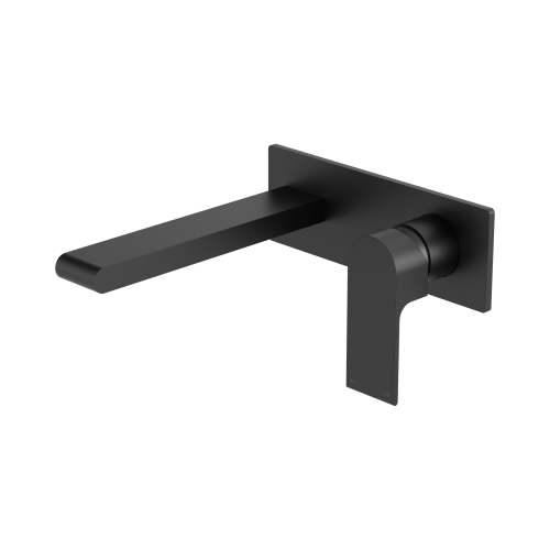 NERO BIANCA WALL BASIN/BATH MIXER 187MM MATTE BLACK