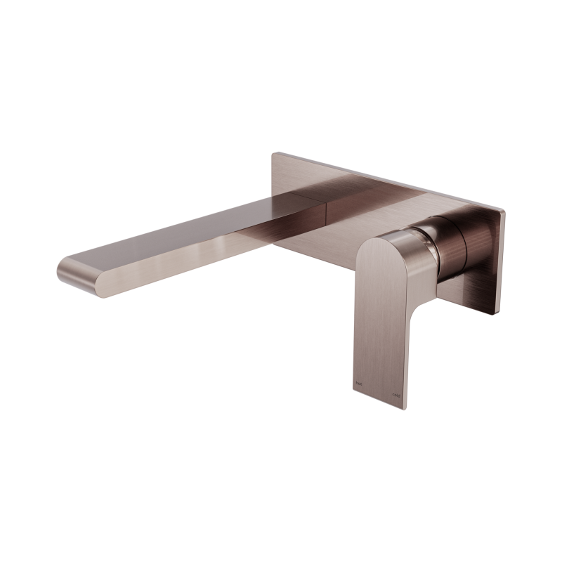 NERO BIANCA WALL BASIN/BATH MIXER 187MM BRUSHED BRONZE NERO BIANCA WALL BASIN/BATH MIXER 187MM BRUSHED BRONZE