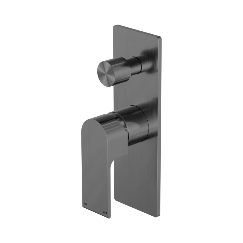 NERO BIANCA SHOWER MIXER WITH DIVERTOR GUN METAL NERO BIANCA SHOWER MIXER WITH DIVERTOR GUN METAL