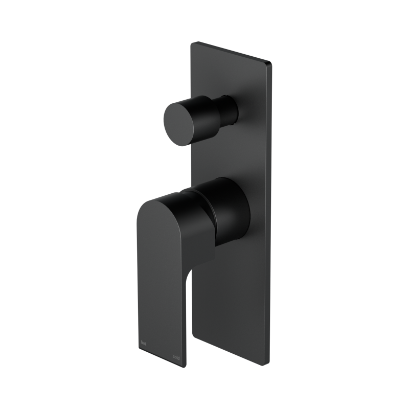 NERO BIANCA SHOWER MIXER WITH DIVERTOR MATTE BLACK NERO BIANCA SHOWER MIXER WITH DIVERTOR MATTE BLACK