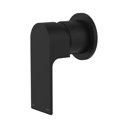 NERO BIANCA SHOWER MIXER 60MM PLATE MATTE BLACK