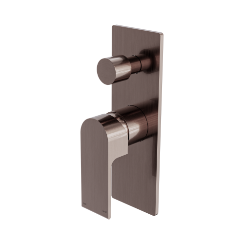 NERO BIANCA SHOWER MIXER WITH DIVERTOR BRUSHED BRONZE