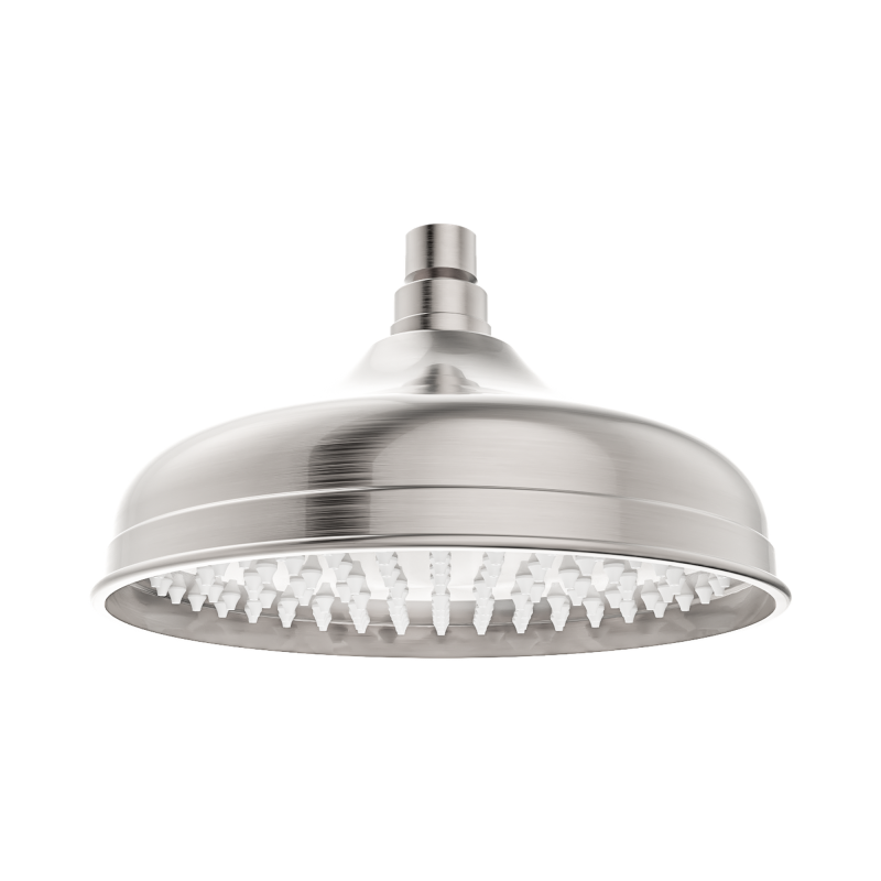 NERO YORK 200MM SHOWER HEAD BRUSHED NICKEL NERO YORK 200MM SHOWER HEAD BRUSHED NICKEL