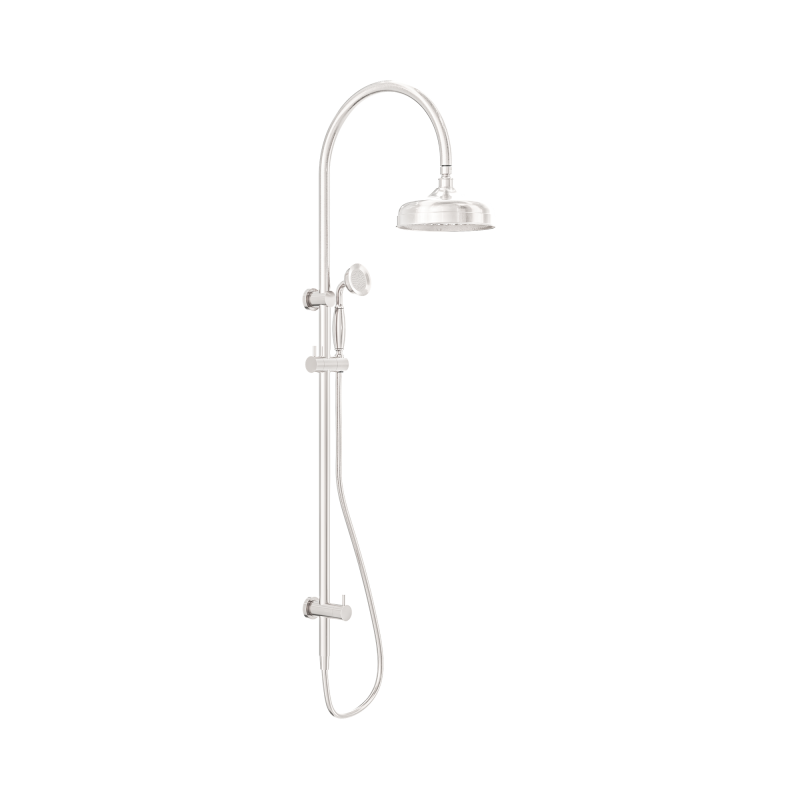 NERO YORK TWIN SHOWER WITH METAL HAND SHOWER BRUSHED NICKEL NERO YORK TWIN SHOWER WITH METAL HAND SHOWER BRUSHED NICKEL