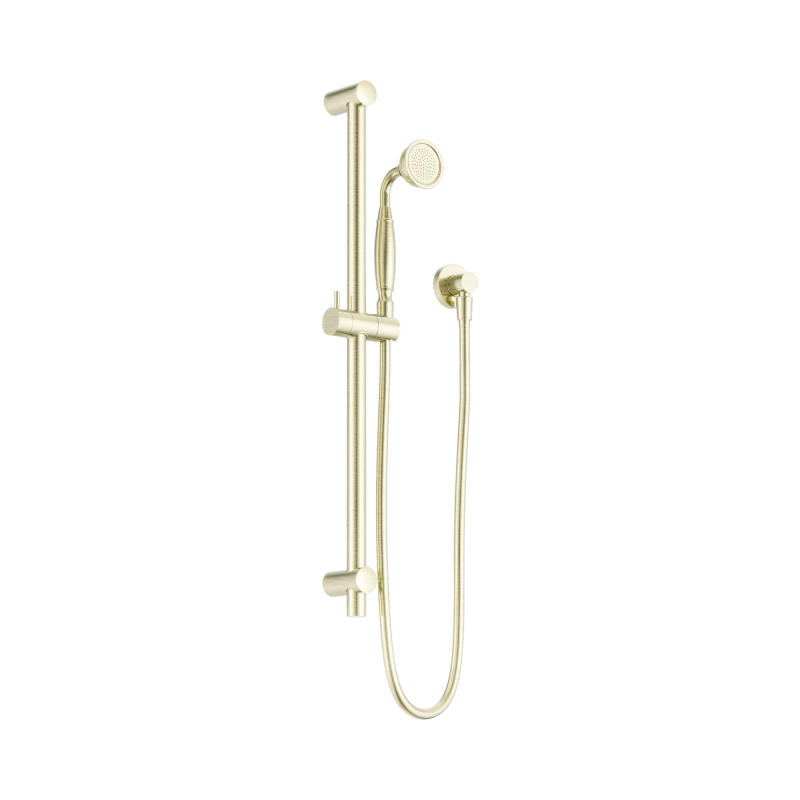 NERO YORK SHOWER RAIL WITH METAL HAND SHOWER AGED BRASS NERO YORK SHOWER RAIL WITH METAL HAND SHOWER AGED BRASS