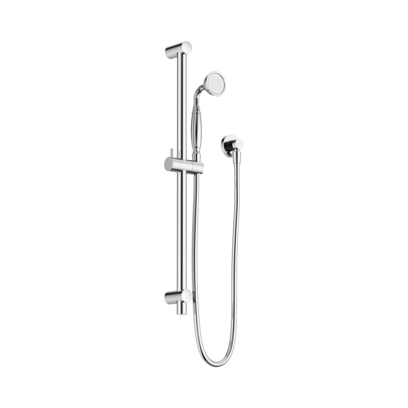 NERO YORK SHOWER RAIL WITH METAL HAND SHOWER CHROME NERO YORK SHOWER RAIL WITH METAL HAND SHOWER CHROME