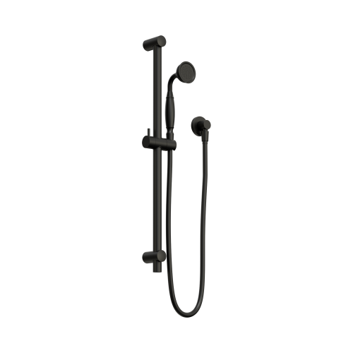 NERO YORK SHOWER RAIL WITH METAL HAND SHOWER MATTE BLACK