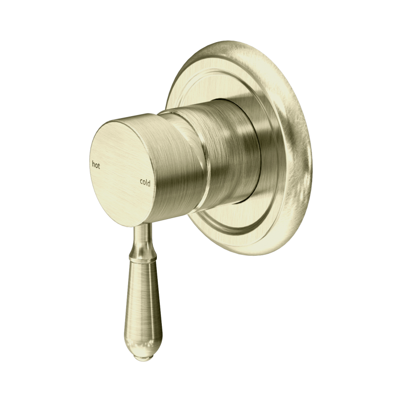 NERO YORK SHOWER MIXER WITH METAL LEVER AGED BRASS NERO YORK SHOWER MIXER WITH METAL LEVER AGED BRASS