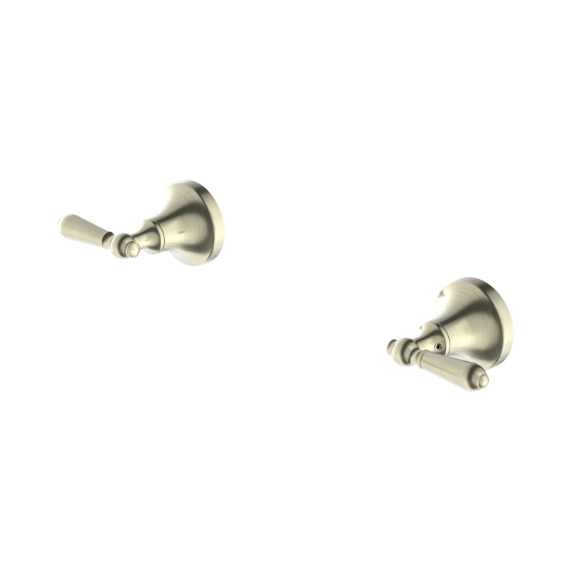 NERO YORK WALL TOP ASSEMBLIES WITH METAL LEVER AGED BRASS NERO YORK WALL TOP ASSEMBLIES WITH METAL LEVER AGED BRASS