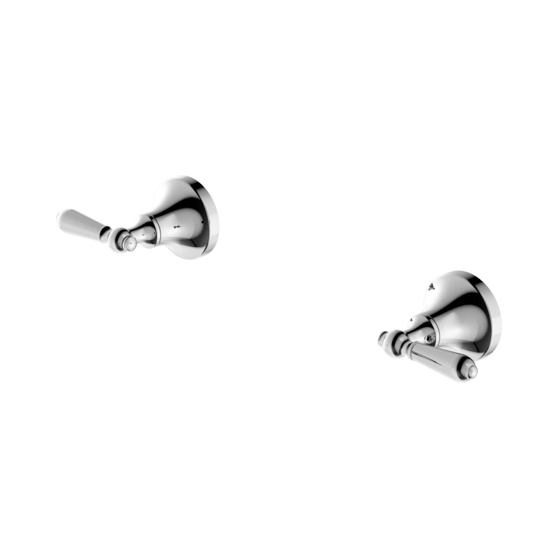NERO YORK WALL TOP ASSEMBLIES WITH METAL LEVER CHROME NERO YORK WALL TOP ASSEMBLIES WITH METAL LEVER CHROME