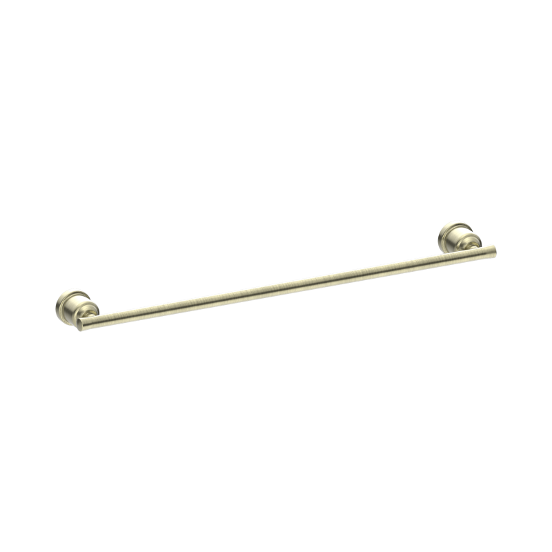 NERO YORK SINGLE TOWEL RAIL 600MM AGED BRASS NERO YORK SINGLE TOWEL RAIL 600MM AGED BRASS