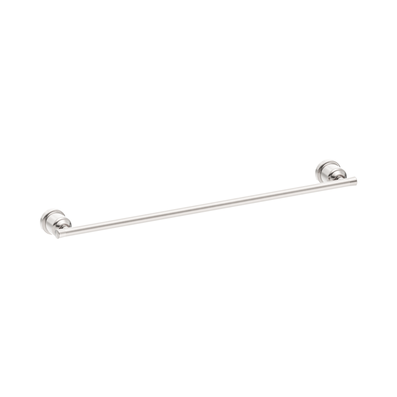 NERO YORK SINGLE TOWEL RAIL 600MM BRUSHED NICKEL NERO YORK SINGLE TOWEL RAIL 600MM BRUSHED NICKEL