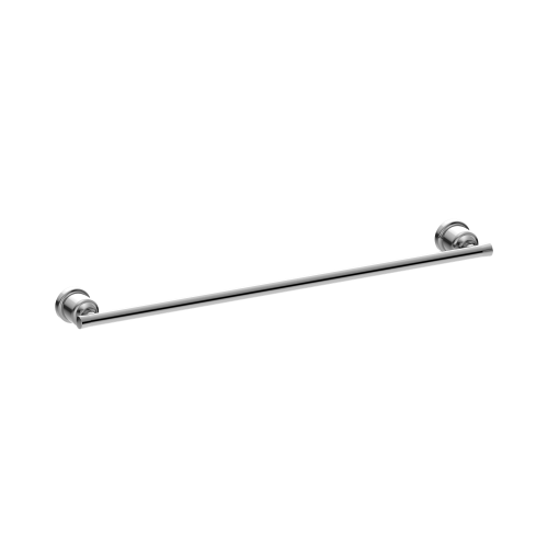NERO YORK SINGLE TOWEL RAIL 600MM CHROME