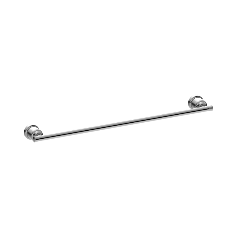 NERO YORK SINGLE TOWEL RAIL 600MM CHROME
