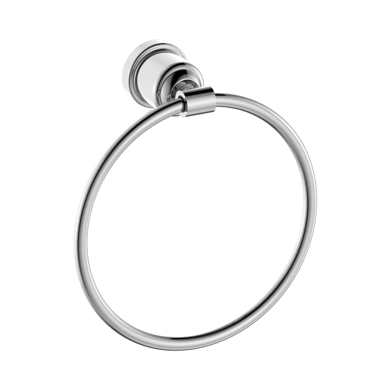 NERO YORK TOWEL RING CHROME