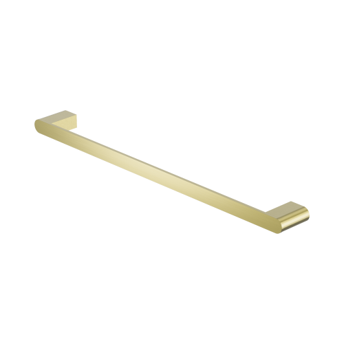 NERO BIANCA SINGLE TOWEL RAIL 600MM BRUSHED GOLD