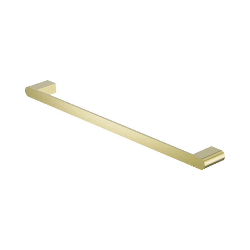 NERO BIANCA SINGLE TOWEL RAIL 600MM BRUSHED GOLD NERO BIANCA SINGLE TOWEL RAIL 600MM BRUSHED GOLD