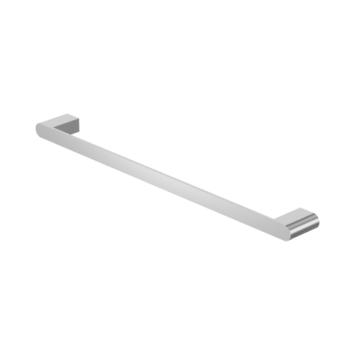 NERO BIANCA SINGLE TOWEL RAIL 600MM CHROME