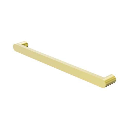 NERO BIANCA 240V SINGLE HEATED TOWEL RAIL BRUSHED GOLD