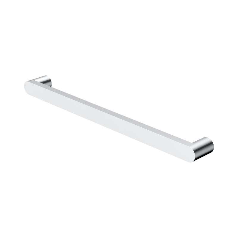 NERO BIANCA 240V SINGLE HEATED TOWEL RAIL CHROME NERO BIANCA 240V SINGLE HEATED TOWEL RAIL CHROME