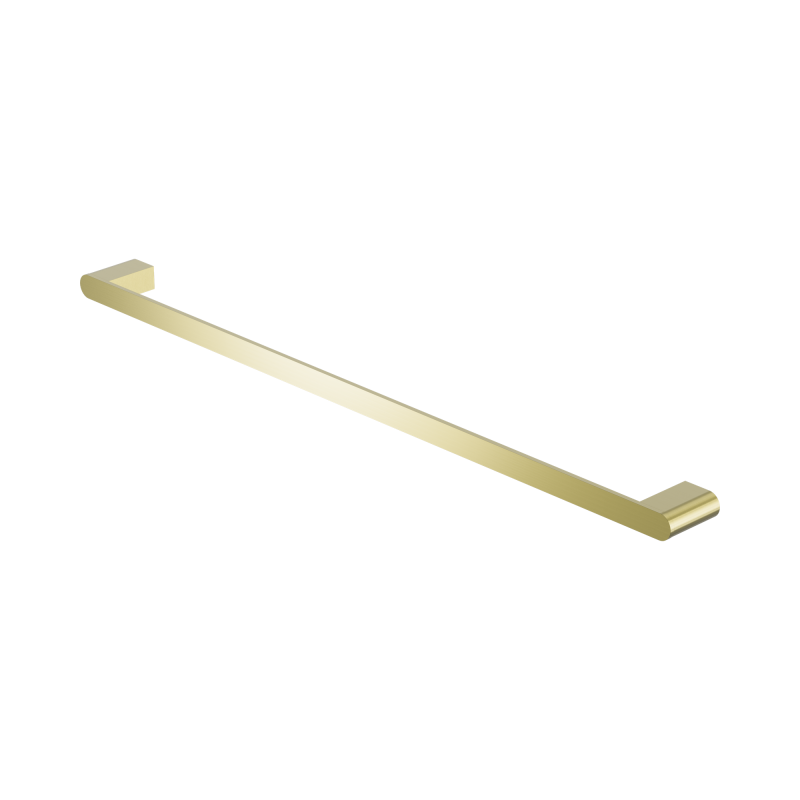 NERO BIANCA SINGLE TOWEL RAIL 800MM BRUSHED GOLD NERO BIANCA SINGLE TOWEL RAIL 800MM BRUSHED GOLD