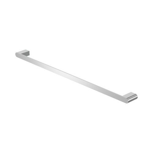 NERO BIANCA SINGLE TOWEL RAIL 800MM CHROME