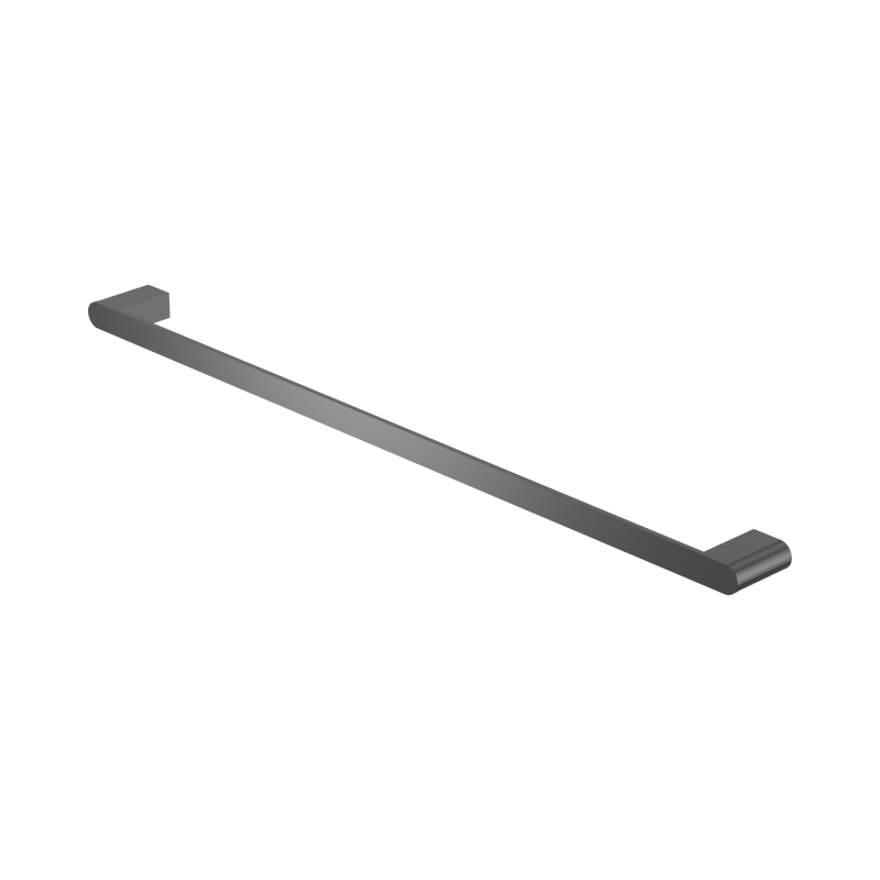 NERO BIANCA SINGLE TOWEL RAIL 800MM GUN METAL NERO BIANCA SINGLE TOWEL RAIL 800MM GUN METAL