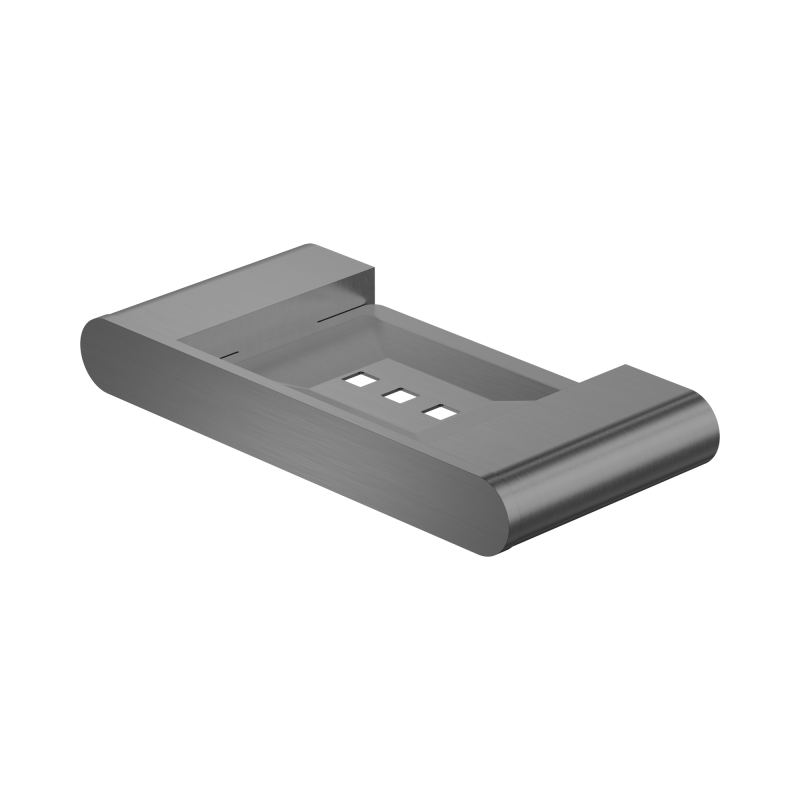 NERO BIANCA SOAP DISH HOLDER GUN METAL