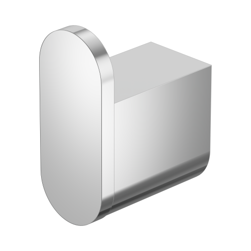 NERO BIANCA ROBE HOOK CHROME