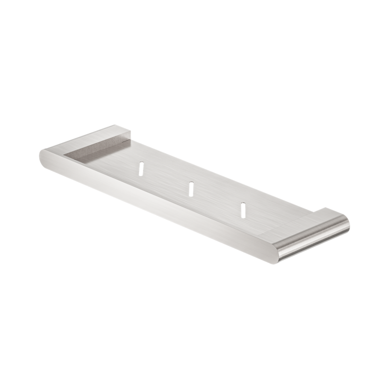 NERO BIANCA METAL SHOWER SHELF BRUSHED NICKEL NERO BIANCA METAL SHOWER SHELF BRUSHED NICKEL