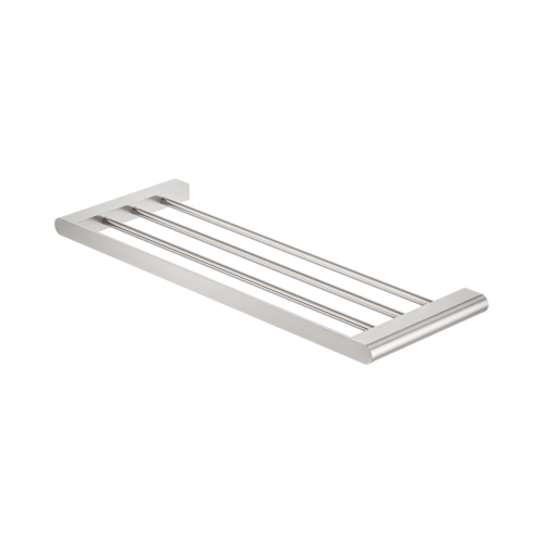 NERO BIANCA TOWEL RACK BRUSHED NICKEL