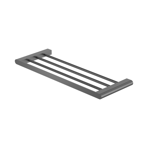 NERO BIANCA TOWEL RACK GUN METAL