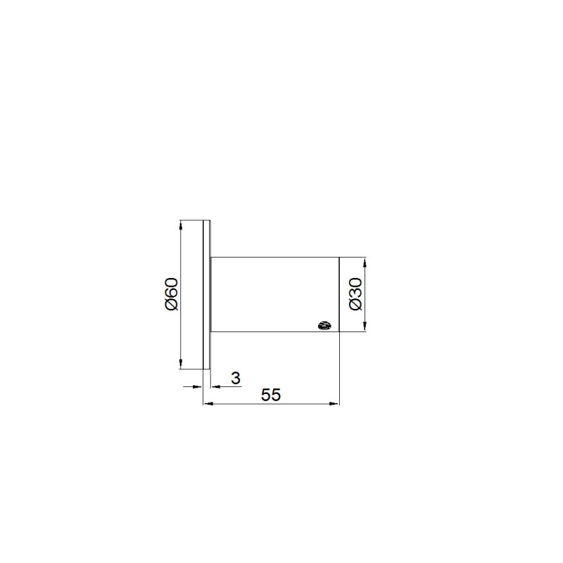 NERO MECCA ROBE HOOK II BRUSHED GOLD