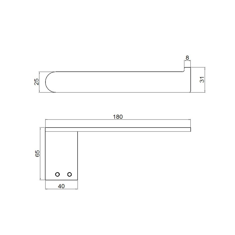 NERO BIANCA TOILET ROLL HOLDER BRUSHED NICKEL