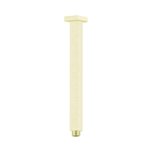 NERO SQUARE CEILING ARM 300MM LENGTH BRUSHED GOLD