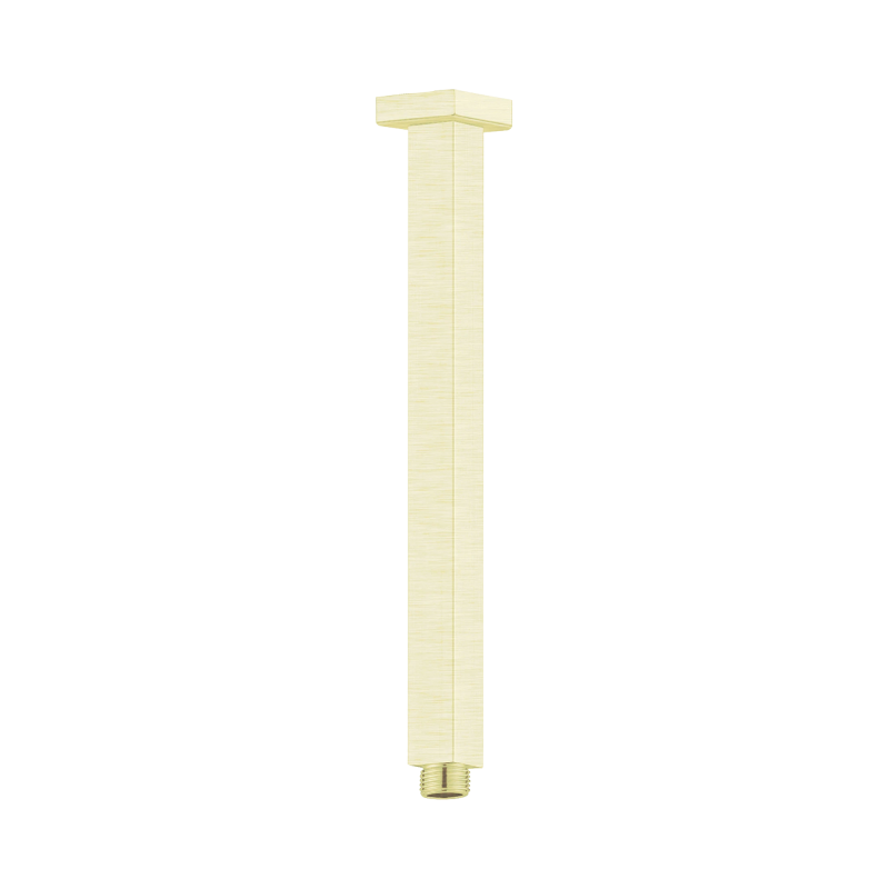 NERO SQUARE CEILING ARM 300MM LENGTH BRUSHED GOLD NERO SQUARE CEILING ARM 300MM LENGTH BRUSHED GOLD