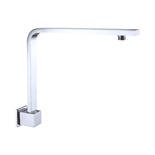 NERO SQUARE SWIVEL SHOWER ARM CHROME