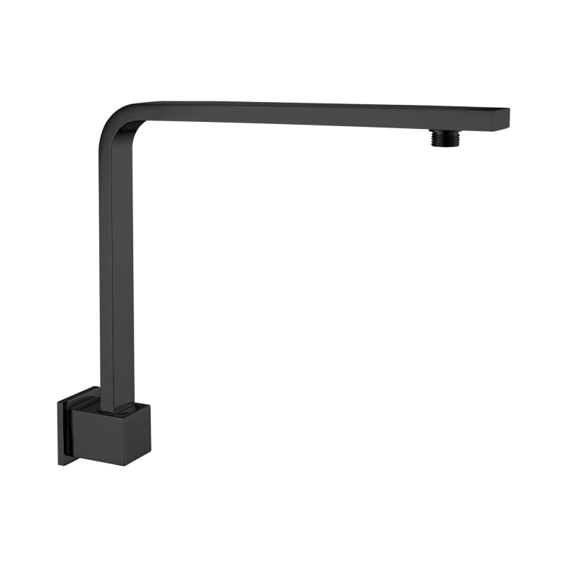 NERO SQUARE SWIVEL SHOWER ARM MATTE BLACK