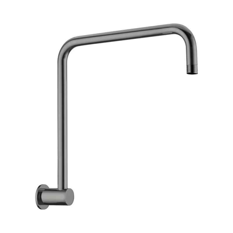 NERO ROUND SWIVEL SHOWER ARM GUN METAL