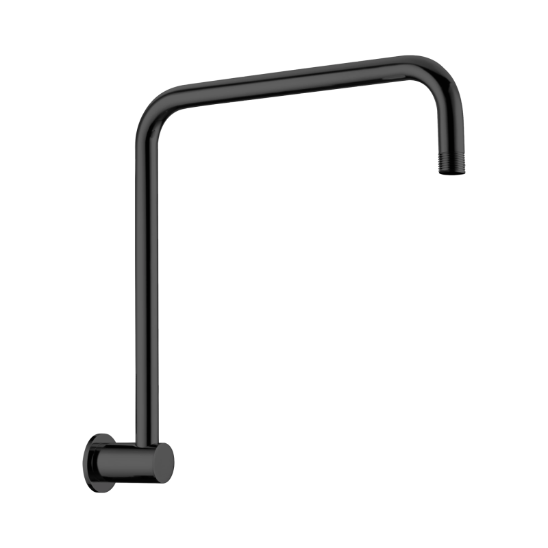 NERO ROUND SWIVEL SHOWER ARM MATTE BLACK