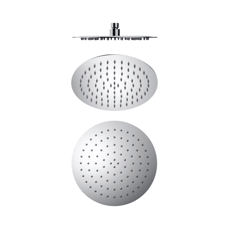 NERO 250MM ROUND STAINLESS STEEL SHOWER HEAD 4 STAR RATING CHROME NERO 250MM ROUND STAINLESS STEEL SHOWER HEAD 4 STAR RATING CHROME