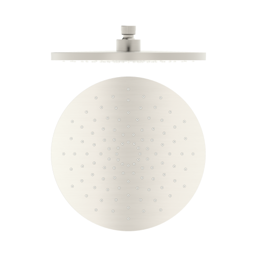 NERO 250MM ABS ROUND SHOWER HEAD BRUSHED NICKEL