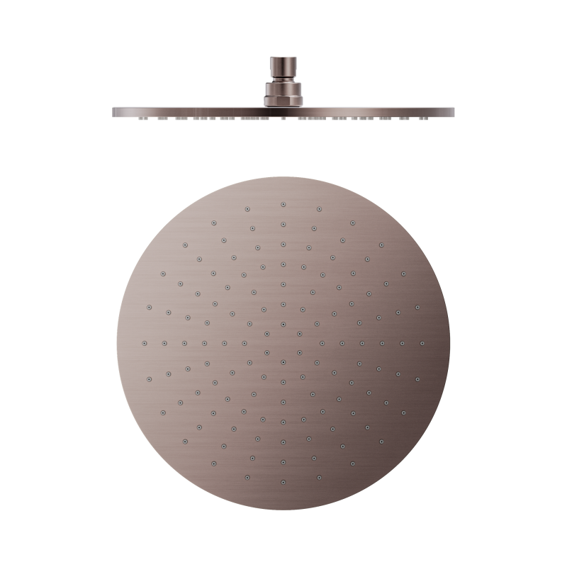 NERO 300MM ROUND SHOWER HEAD BRUSHED BRONZE NERO 300MM ROUND SHOWER HEAD BRUSHED BRONZE