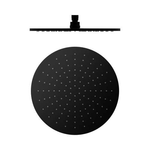 NERO 300MM ROUND SHOWER HEAD MATTE BLACK