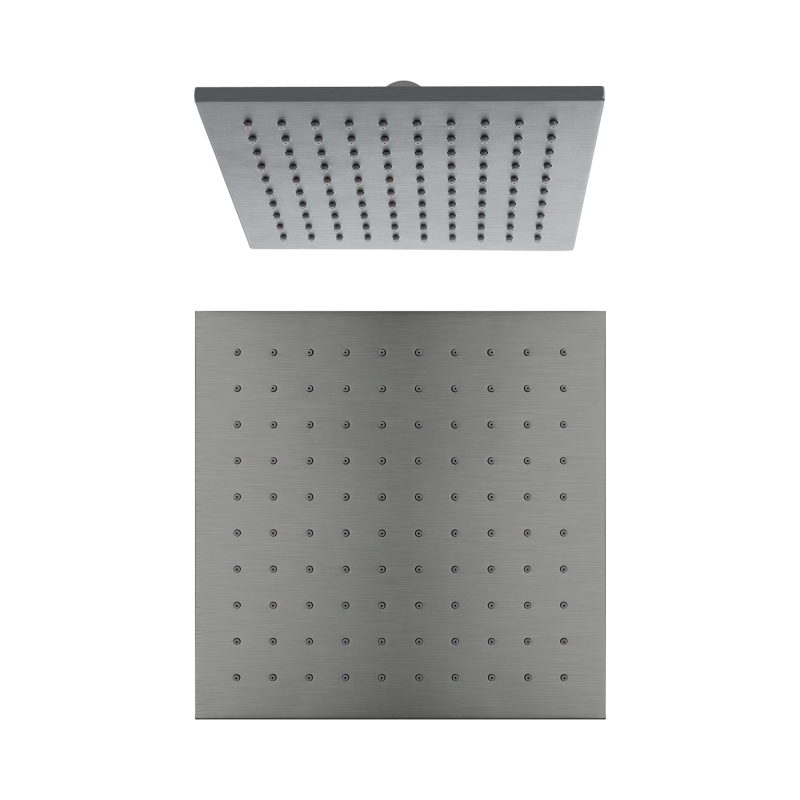 NERO 250MM SQUARE SHOWER HEAD GUN METAL