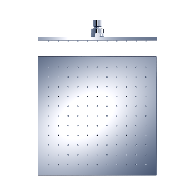 NERO 300MM SQUARE SHOWER HEAD CHROME