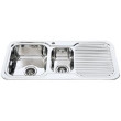 BadundKüche 980 x 480 x 170mm or 1080 x 480 x 170mm or 1180 x 480 x 170mm Kitchen Sink